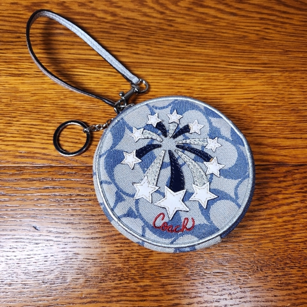 Coach Fireworks Coin Purse